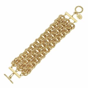 Three Row Chain Bracelet