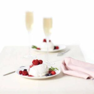 Set of 4 - Linen Dinner Napkins - Rose