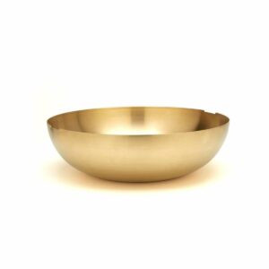 Large Spun Brass Bowl