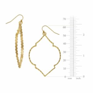 Gold Scallop Earrings