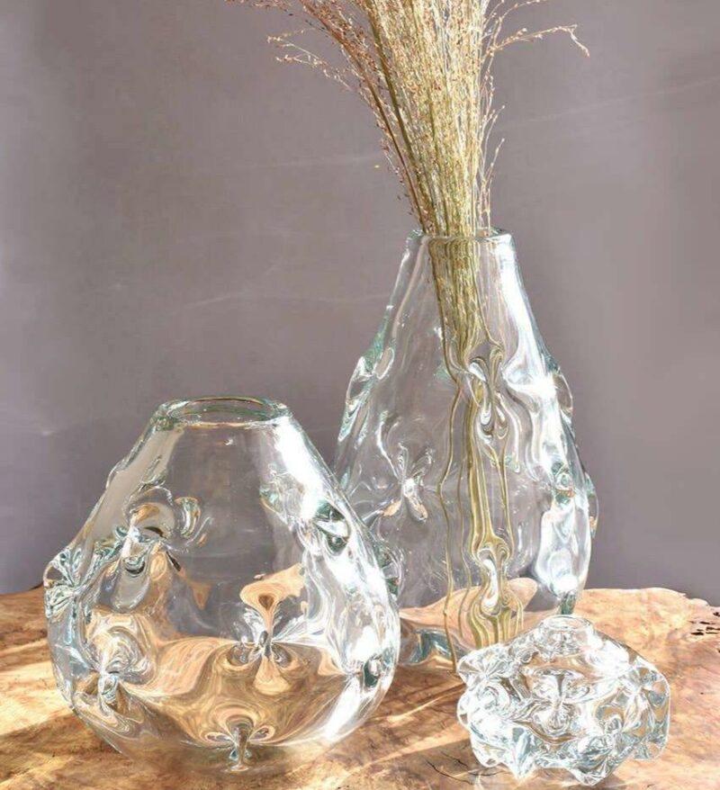 Crystal Nettles Bud Vase