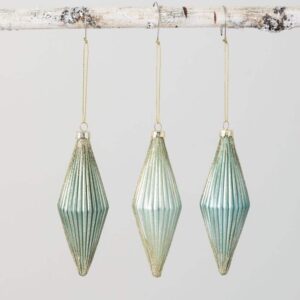 Pleated Ornament Set of Three