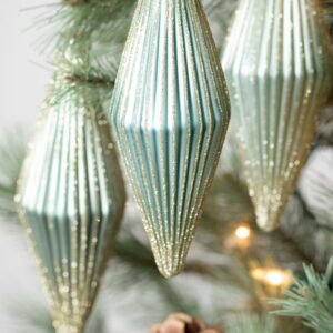 Pleated Ornament Set of Three