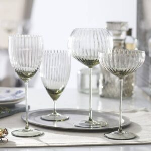 Smoke Crystal White Wine Glasses | Set of 2 - Image 3