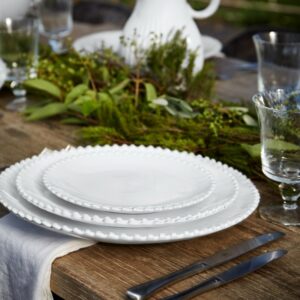 White Pearl Dinner Plate | Set of Six - Image 2
