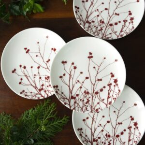 Winterberry Canapé Plate | Set of 4 - Image 2