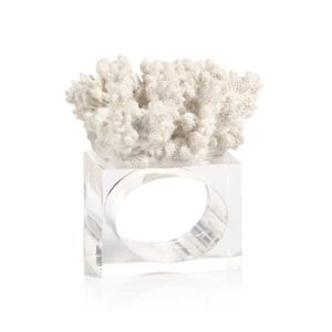 Coral Napkin Ring | Set of 4 - Image 2