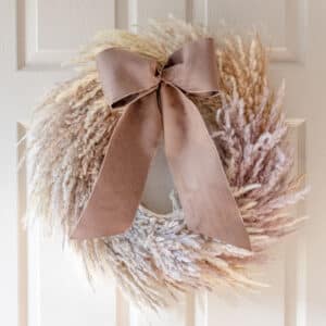 pampas wreath