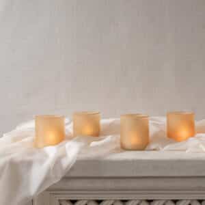 Glow Frosted Gold Votive | Set of 6 - Image 3