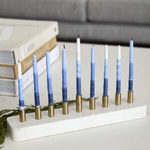 Marble Menorah