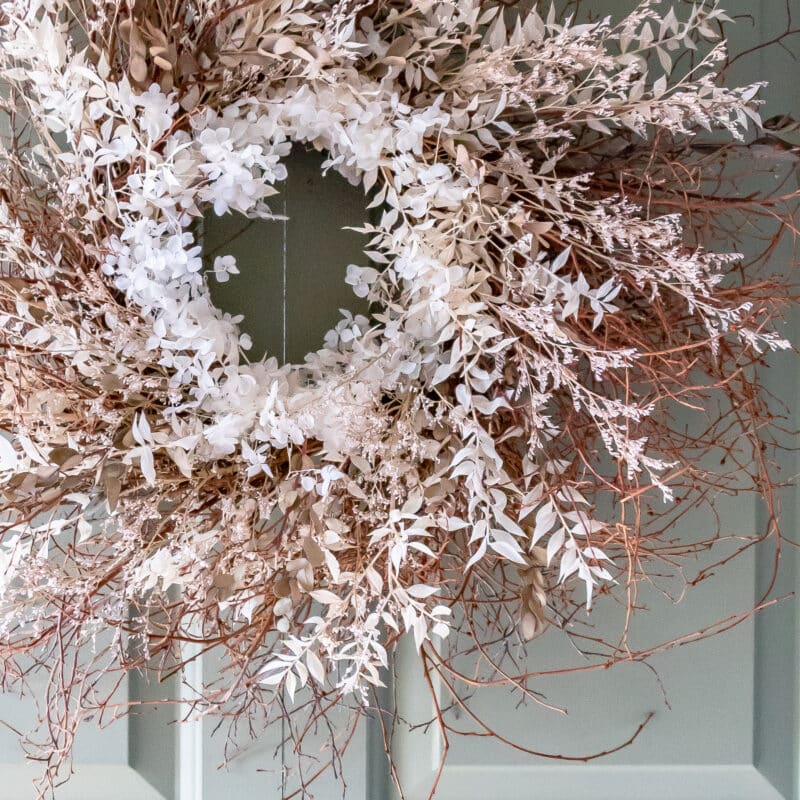 Layered Neutral Birch Wreath | Dried - Image 2