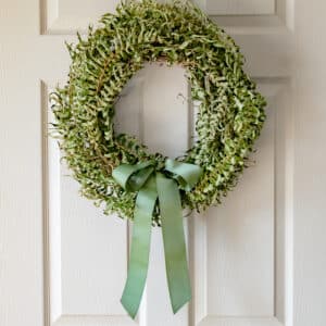 Woven Fern Wreath | Dried