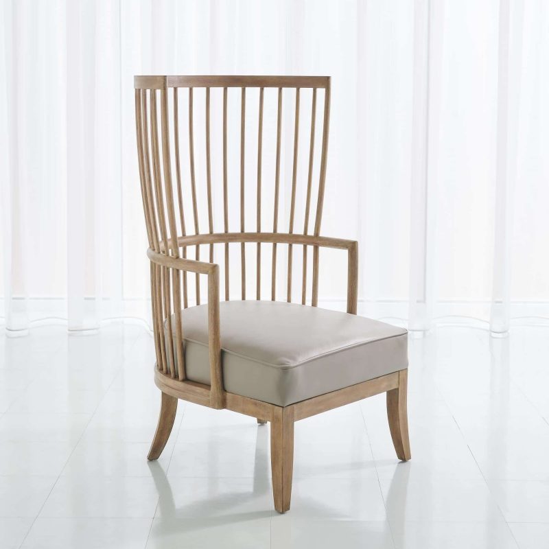 Spindle Wing Chair